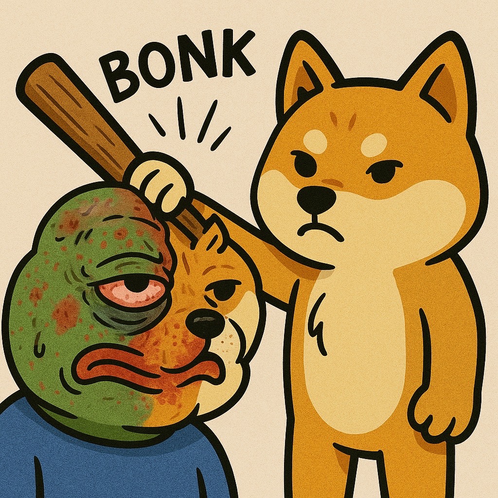 Final Bonked Pepe hybrid logo